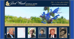 Desktop Screenshot of fredwoodfuneralhome.com