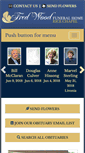 Mobile Screenshot of fredwoodfuneralhome.com